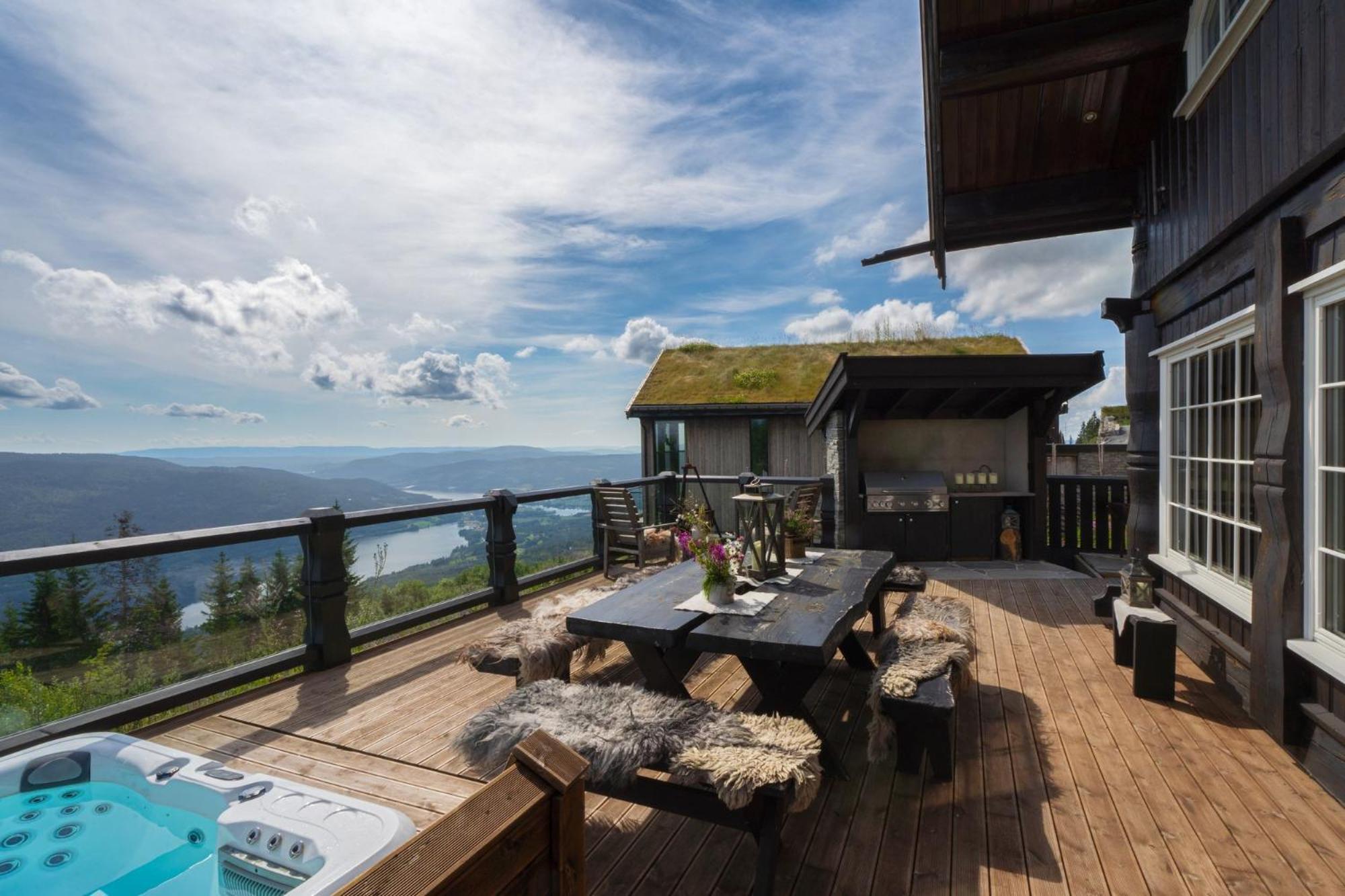 Norefjell - Storhytte Med Jacuzzi Og Fantastisk Beliggenhet Noresund Zewnętrze zdjęcie